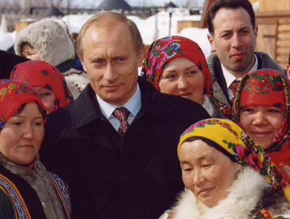 Путин на Ямале (фото-газета"Красный Север")